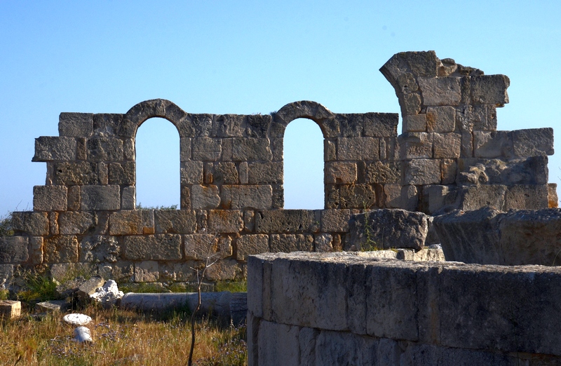 Salamis, Kampanopetra Basilica, Wall