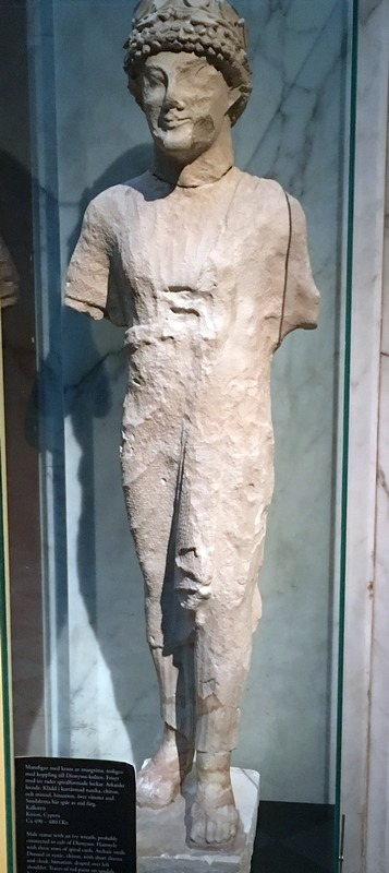Kition, Statue of Dionysus
