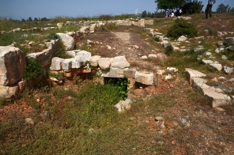 Kouklia, Marchellos, City gate with entrance to a tunnel