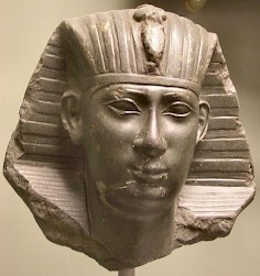 Portrait of a pharaoh of the Saite dynasty