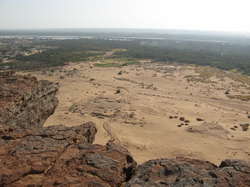 Gebel Barkal, View of the Nile with Palace of Natakamani