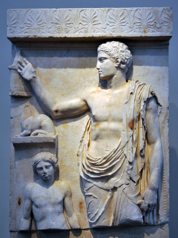 Aegina, Tombstone of a young man