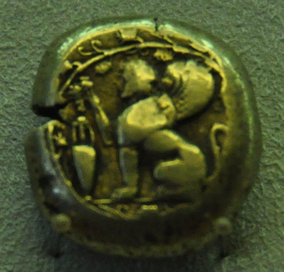 Chios, Coin with a sphinx and an amphora