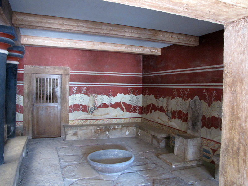 Knossos, Palace, Throne room