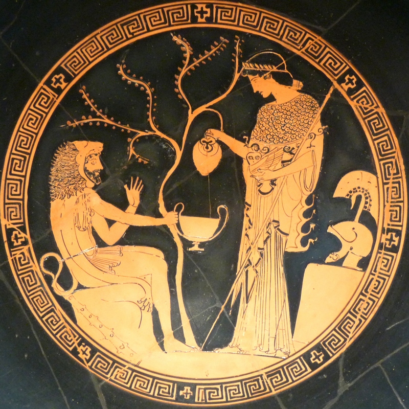 Duris, Heracles and Athena
