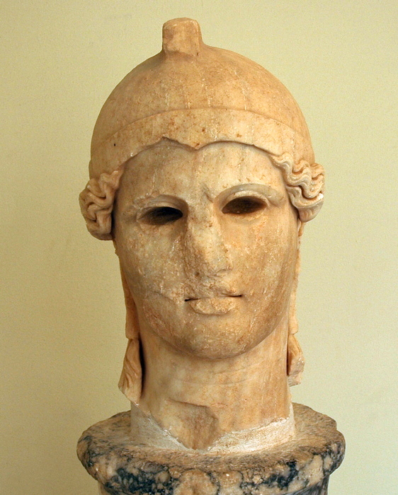 Lepcis Magna, Schola, Head of Athena