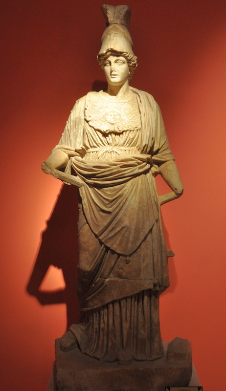 Perge, South Baths, Statue of Athena