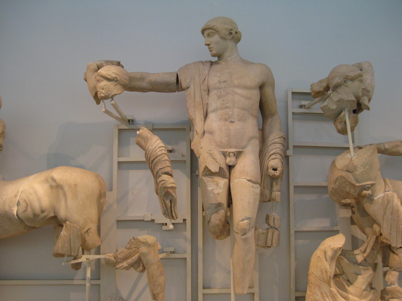 Olympia, Temple of Zeus, West Pediment, Apollo