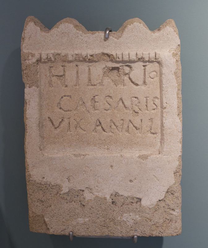 Tarentum, Tombstone of Hilarius