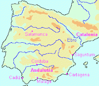 Carthage's territories in Spain