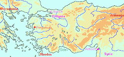 Map of the Syrian War