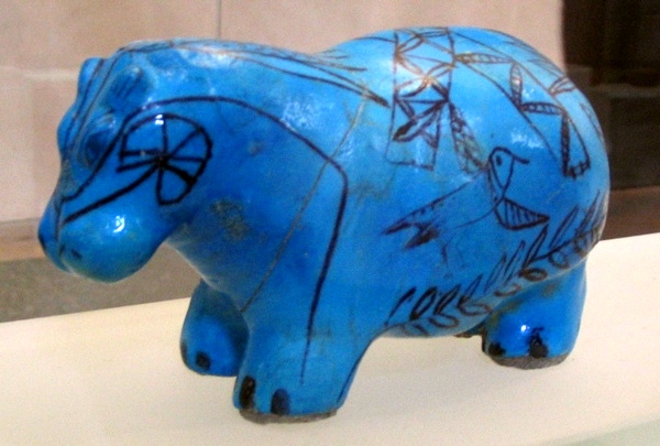 Statuette of a hippopotamus