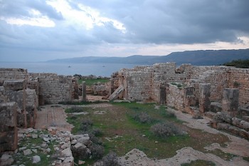 Byzantine church, entrance