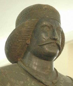 Head of a bronze statue of a Parthian prince, found at Shami, Khuzestan