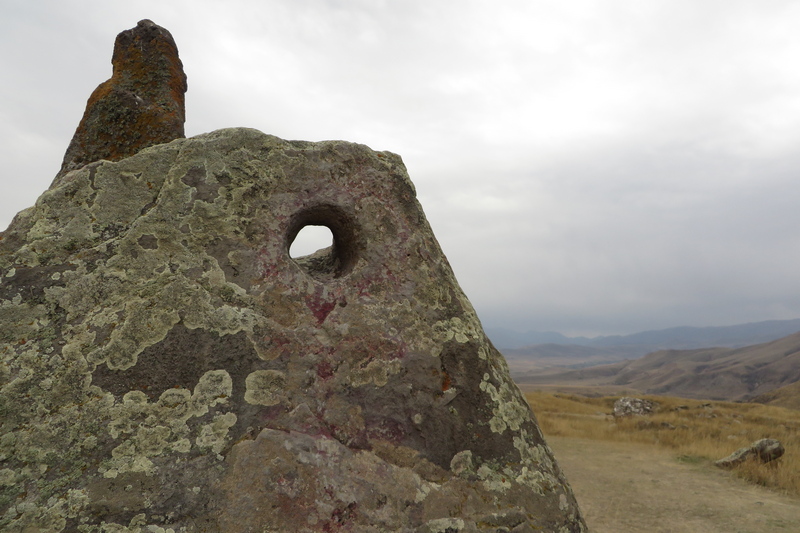 Karahunj, Megalith with hole (2)