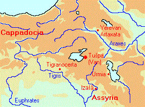 Map of Armenia