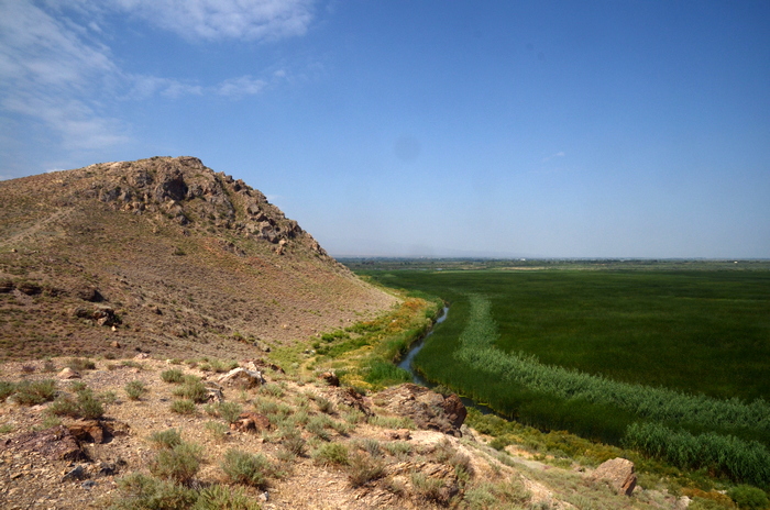 The steep slopes of Artaxata