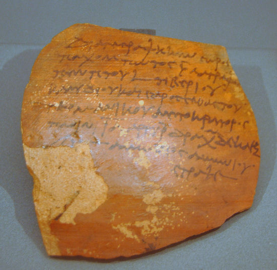 Elephantine, Ostracon recording a census