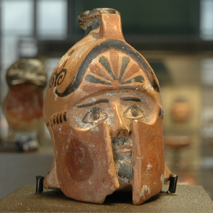 Rhodes, Head-shaped aryballos