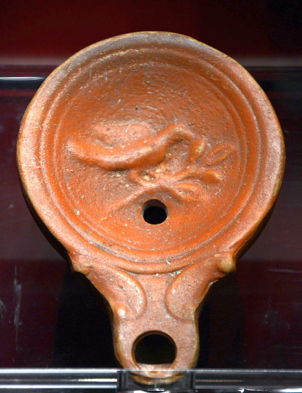 Nicosia, Roman Oil Lamp with bird