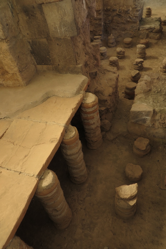 Garni, Bathhouse, Hypocaust