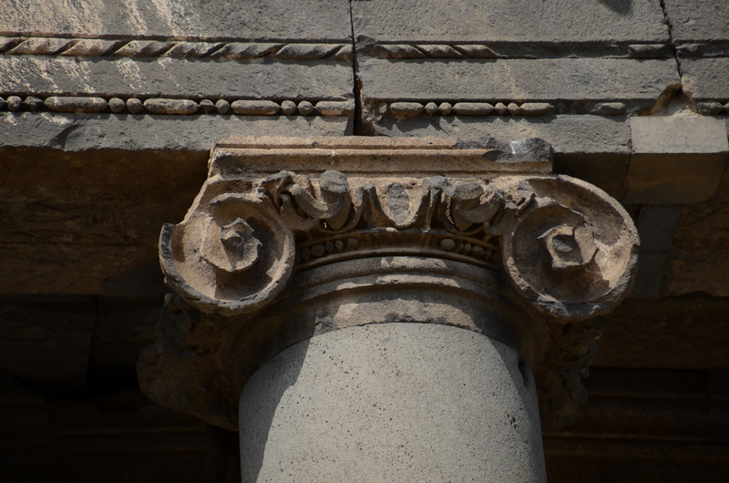 Garni, Roman-style monument, Ionic capital