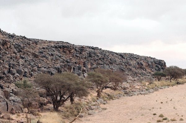 Wadi Mathendous, General view