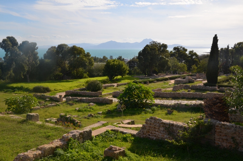 Carthage, Villa of the Cryptoporticus, View