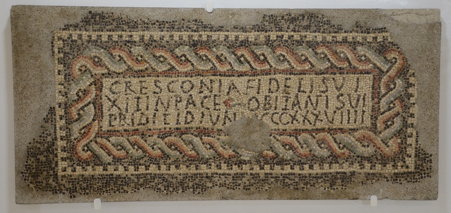 Sétif, Basilica A, Mosaic of Cresconia