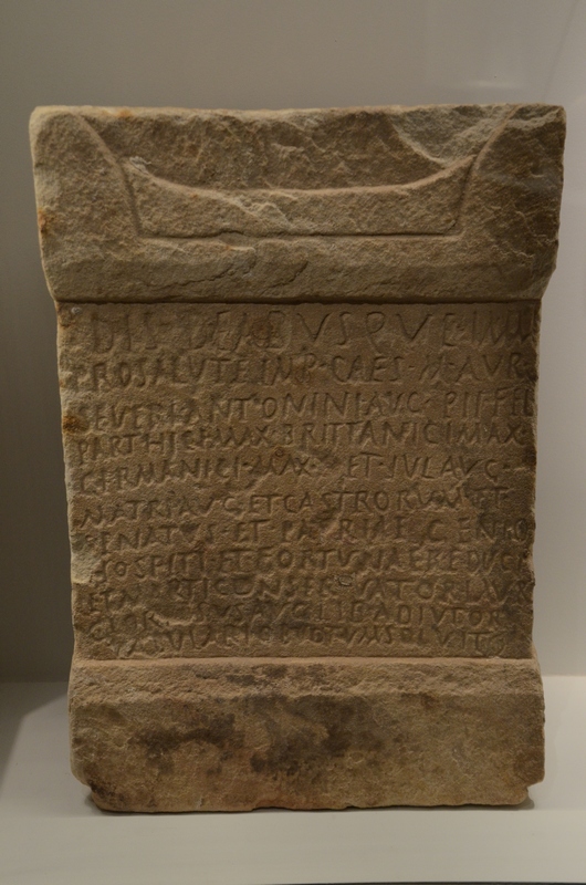 Hegra, Inscription mentioning Caracalla
