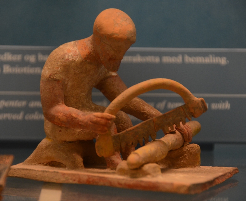 Boeotia, Figurine of a carpenter