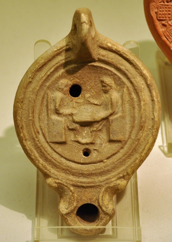 Sufetula, Roman oil lamp