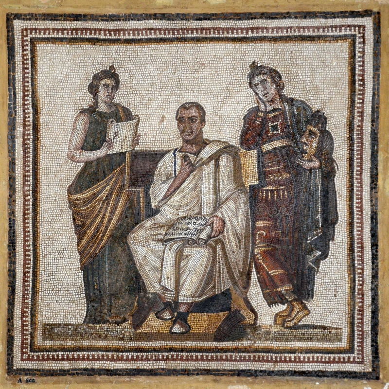 Hadrumetum, House of Virgil, Mosaic of Virgil
