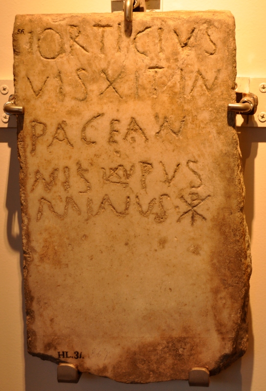 Hadrumetum, Tombstone of Iorticius