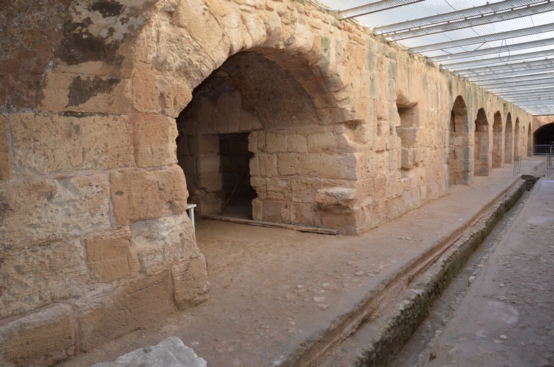 Thysdrus, Amphitheater, Underground corridor