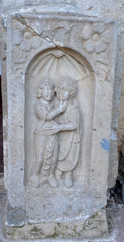 Timgad, Funerary stela of a couple