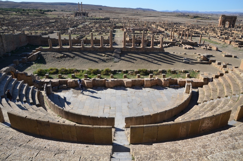 Timgad, Theater, General view