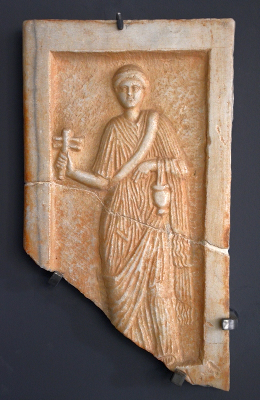 Cherchell, Relief of a priestess of Isis