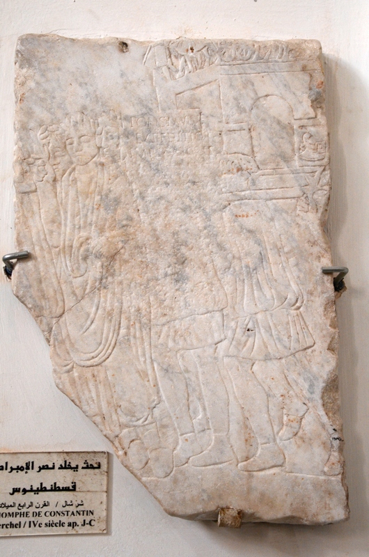 Cherchell, Relief of the Triumph of Constantine