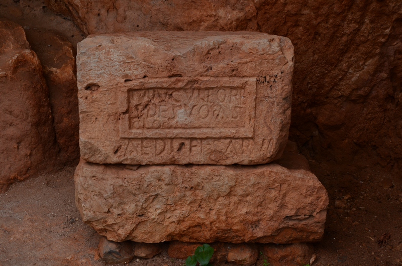 Tiddis, Cave of Mithras, Inscription