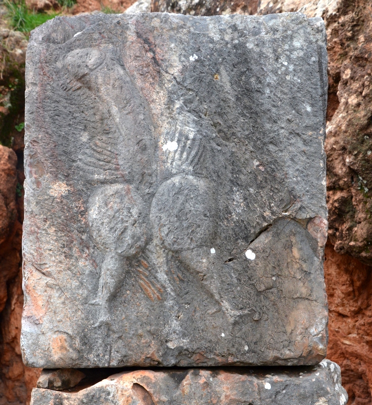Tiddis, Cave of Mithras, Relief of a phallus (fascinum)