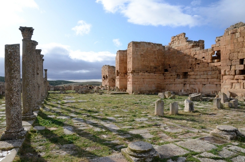 Madauros, Forum with Byzantine fort