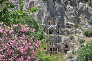 Myra, rock tombs