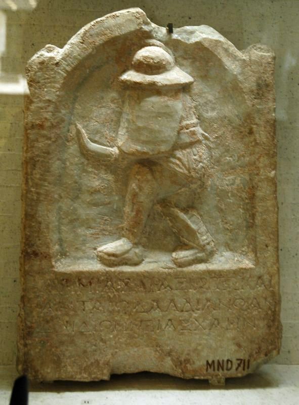 Thyatira, Relief of a gladiator (thraex)