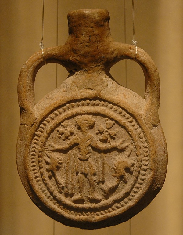 Coptic Pilgrim's Bottle of St.Menas (3)