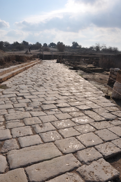 Sepphoris, Decumanus, Pavement