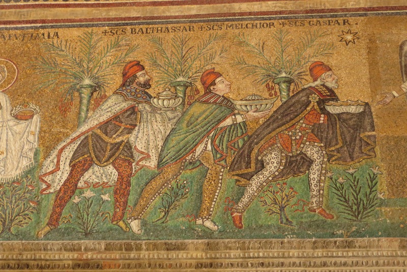 Ravenna, Sant'Apollinare Nuovo, Mosaic of the Three Magi