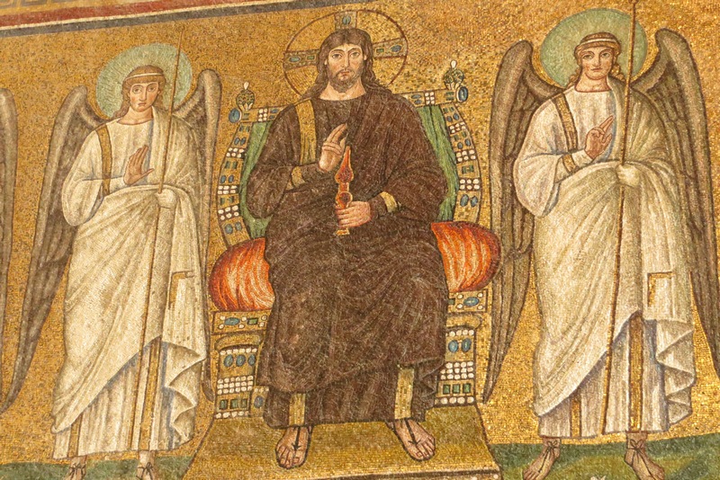 Ravenna, Sant'Apollinare Nuovo, Mosaic of Christ