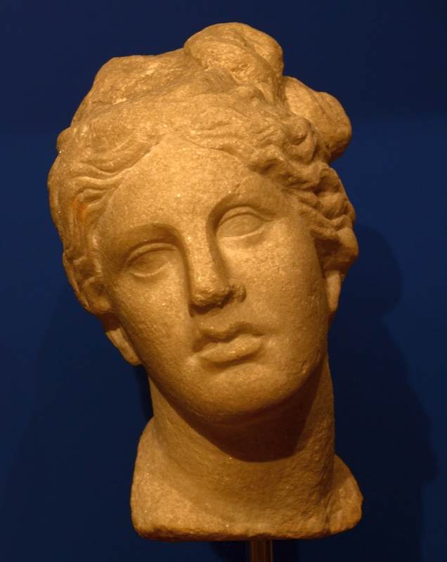 Thera, Head of a Hellenistic statue