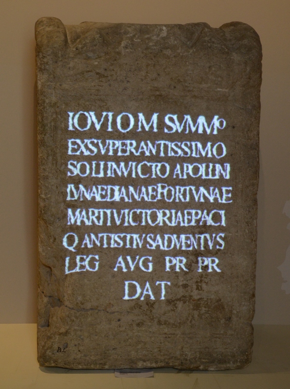 Vechten, Dedication by Antistius Adventus (with text)